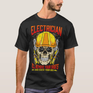 T-shirt L'électricien Funny cite le Humour des électricien
