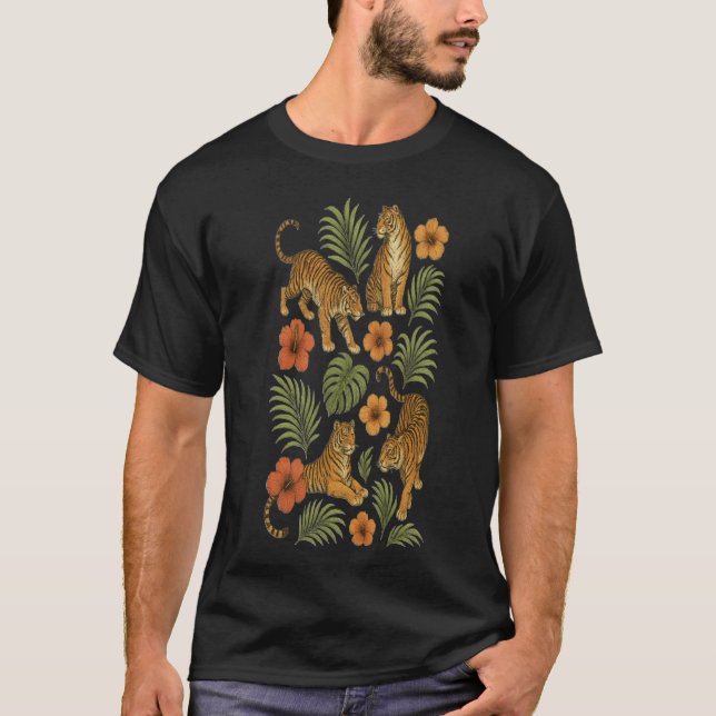 T-shirt L'élégance de la jungle (Devant)