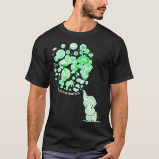 T-shirt L'éléphant fait exploser les ballons verts Maladie
