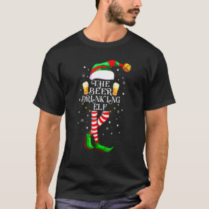 T-shirt L'elfe buveur de bière correspondant à la famille 