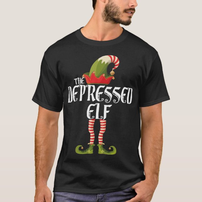 T-shirt l'elfe déprimé (Devant)