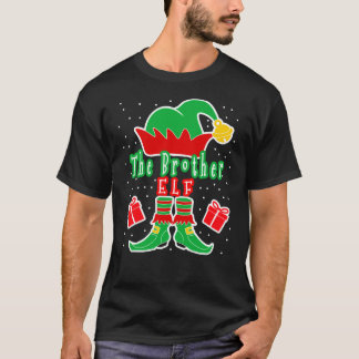 T-shirt L'Elfe Frère - Drôle Noël Elf Conception de jeu de
