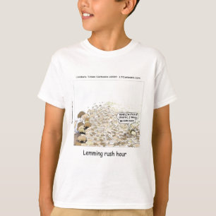T-shirt Lemmings Rush Hour Drôle