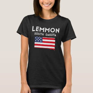 T-shirt Lemmon South Dakota USA State America Travel South