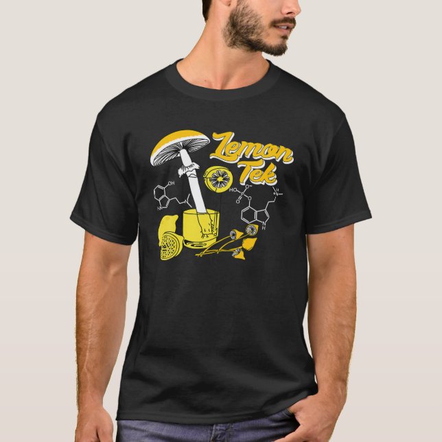 T-shirt Lemon Tek Psilocybin Champhrooms S (Devant)