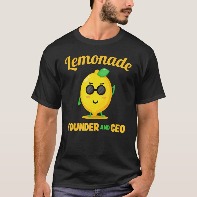 T-shirt Lemonade Crew Kids Lemonade Boss Lemon Squad (Devant)