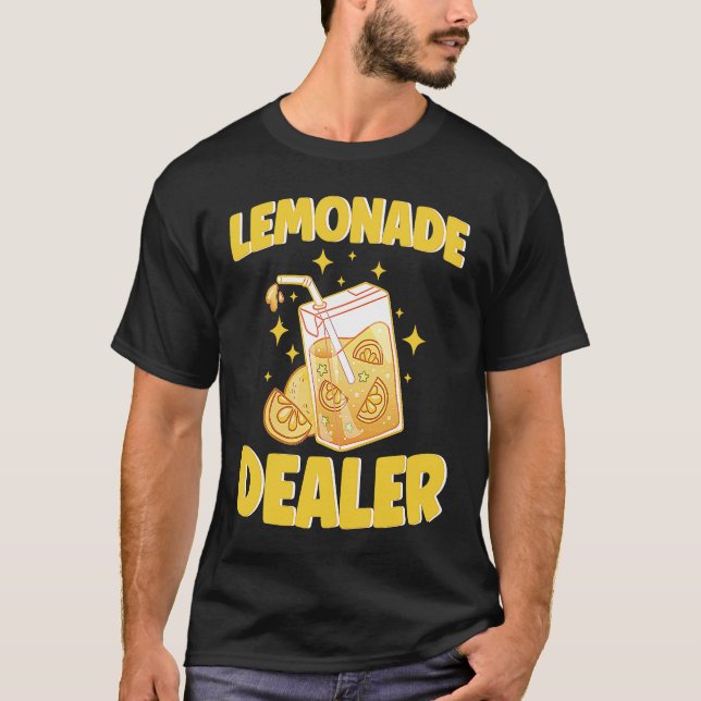 T-shirt Lemonade Dealer Lemon Juice Lemonade Stand Citrus  (Devant)
