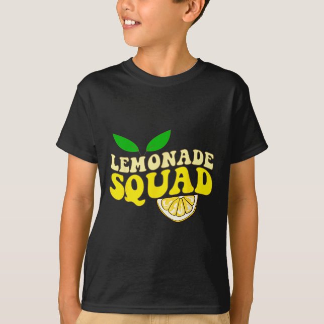 T-shirt Lemonade Squad Drôle Pour Stand Boss Lemon Juice S (Devant)