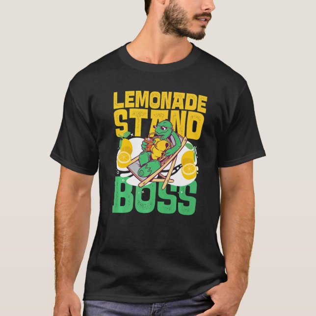 T-shirt Lemonade Stand Boss  (Devant)