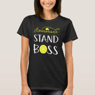 T-shirt Lemonade Stand Boss Ceo Lemon Crew Fun Entrepreneu