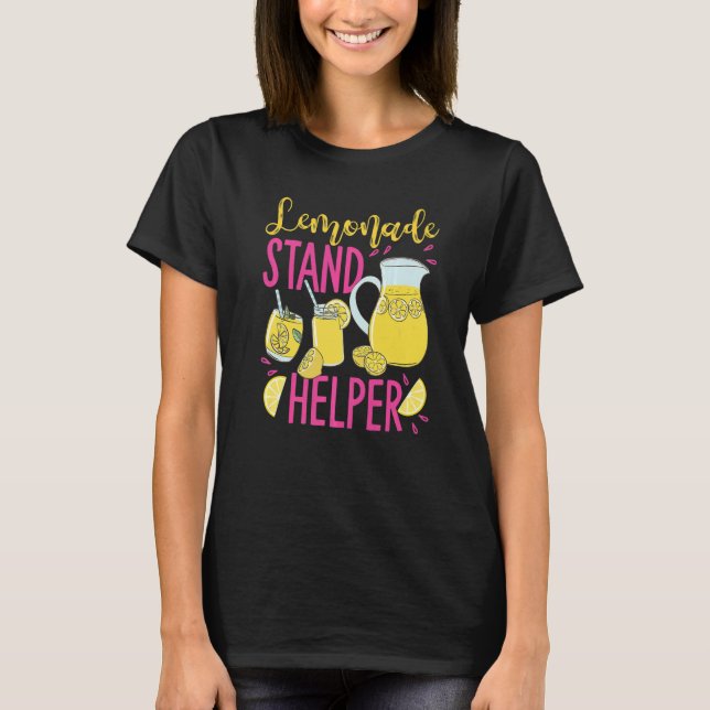 T-shirt Lemonade Stand Helper For Crew  (Devant)