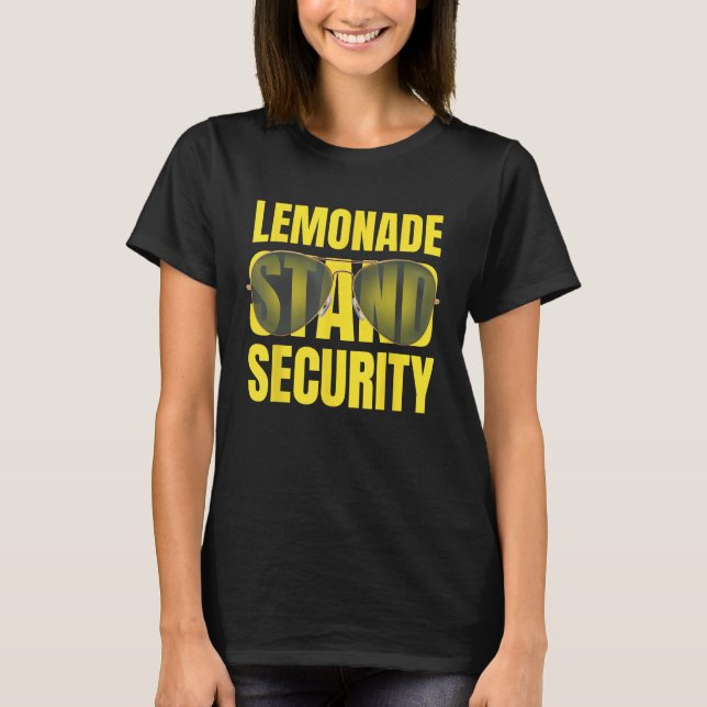 T-shirt Lemonade Stand Security  Lemon Juice Summer Sungla (Devant)