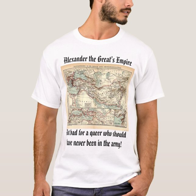 T-shirt L'EMPIRE d'ALEXANDRE, Alexandre le grand Empir… (Devant)