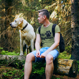 T-shirt L'empreinte de patte de chien de The Dogfather