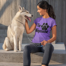 T-shirt L'empreinte de patte de chien drôle Dogmama