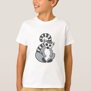T-shirt Lémur à caissons à caissons