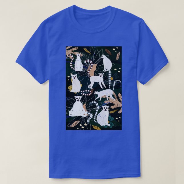 T-shirt Lemur animal de la Jungle de Madagascar (Design devant)
