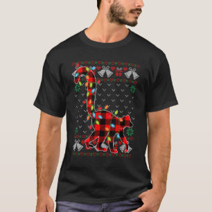 T-shirt Lemur Xmas éclaire un doux pull de Noël