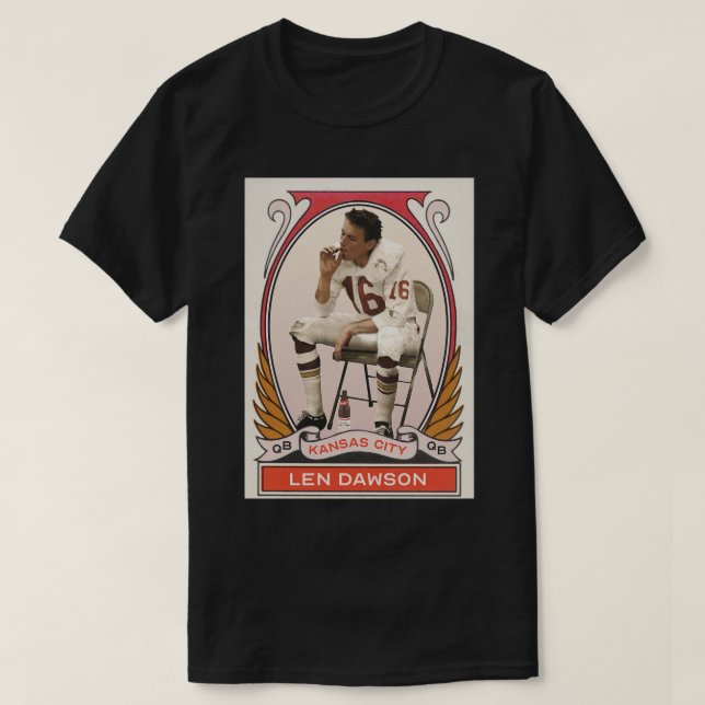 T-shirt Len Dawson Vintage d (Design devant)