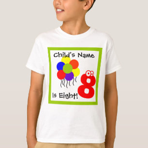T-shirt l'enfant a huit ans, j'ai 8 ans, le huitième