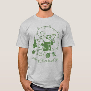 T-shirt L'enfant   Merry Force be with You - Vert