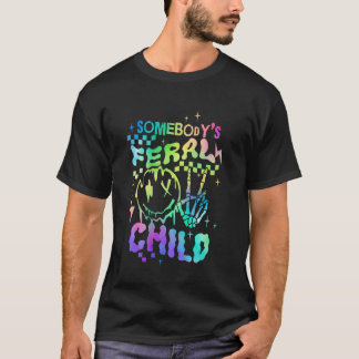 T-shirt L'enfant sauvage de quelqu'un Petite fille et garç