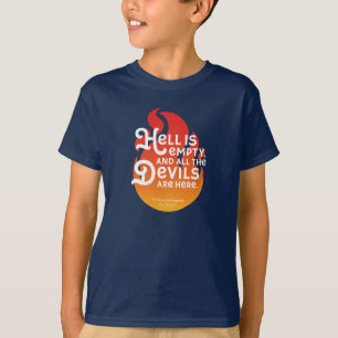 T-shirt L'enfer de William Shakespeare est vide