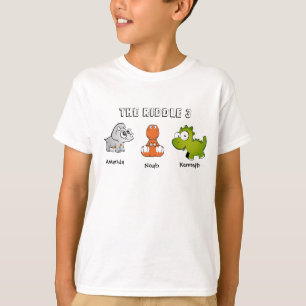 T-shirt L'énigme 3 comme dinosaures