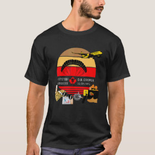 T-shirt L'énigme de D B Cooper Hijack Saut en parachute 19