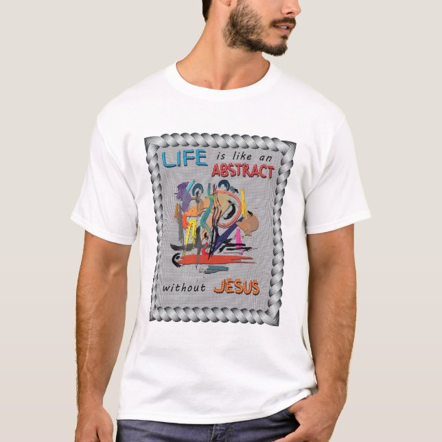 T-shirt "L'énigme de la vie sans Jésus" (Devant)