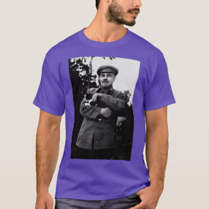 T-shirt Lénine et chat