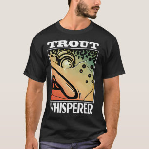 T-shirt L'ensorceleur de truite à la truite arc-en-ciel av
