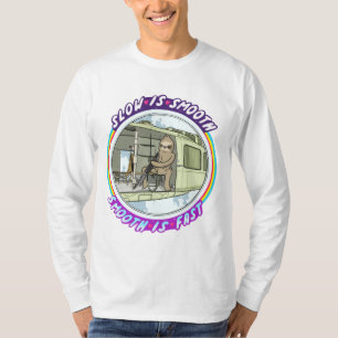T-shirt Lent et lisse, rapide
