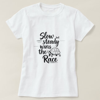 T-shirt Lente Mais Régulière Gagne La Course - Femmes Moti