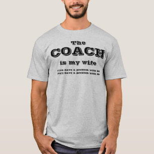T-shirt L'entraîneur est mon épouse
