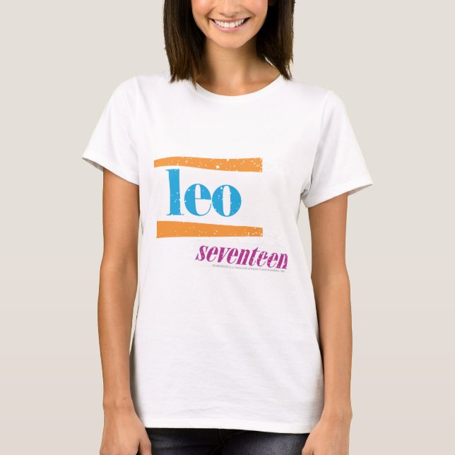 T-shirt Leo Aqua (Devant)