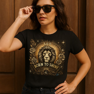 T-shirt Leo "Born to Shine"