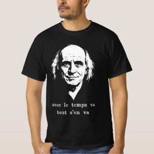T-shirt Léo Ferré – Avec le Temps – Portrait Vintage