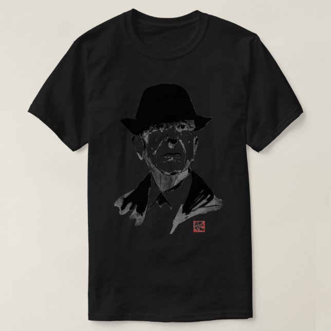 T-shirt leonard cohen (Design devant)
