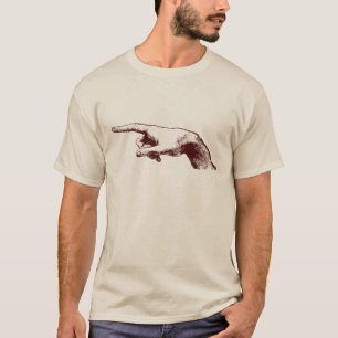 T-shirt Leonard Da Vinci pointant du doigt