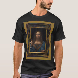 T-shirt Leonardo da Vinci 1500 Salvator Mundi fine art