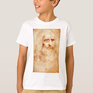 T-shirt Leonardo da Vinci, autoportrait prétendu