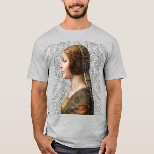 T-shirt Leonardo da Vinci Portrait La Bella Principessa