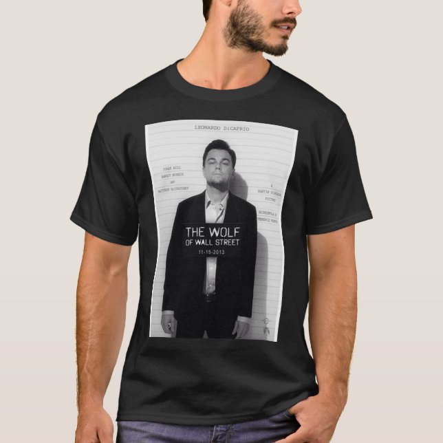 T-shirt Leonardo Di Caprio - Le loup de Wall Street Poste (Devant)