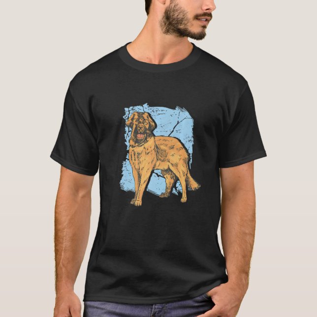 T-shirt Leonberger Dog Breed Premium (Devant)