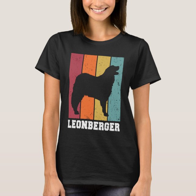 T-shirt Leonberger Vintage  2 (Devant)