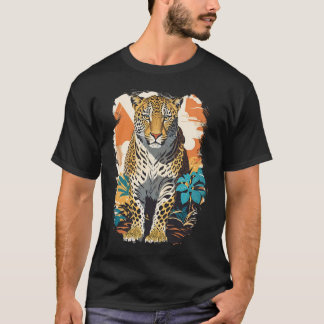T-shirt léopard