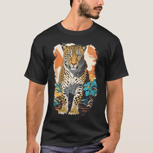 T-shirt léopard (Devant)