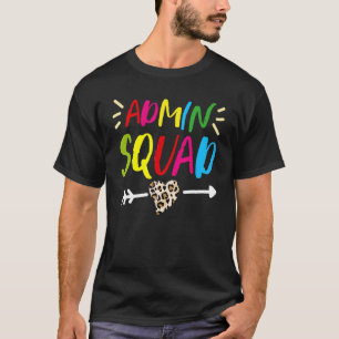 T-shirt Leopard Admin Squad Admin Admin Admin Adminis Admi