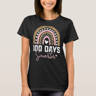 T-shirt Leopard Arc-en-ciel 100 jours plus intelligent Joy